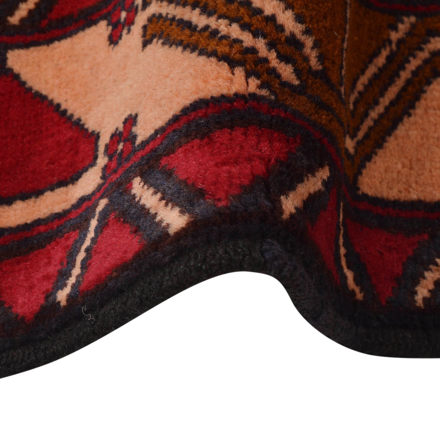 Tribal Baloch Rug 4' 2" x 7' 2" ft / 126 x 218 cm - No. G25226