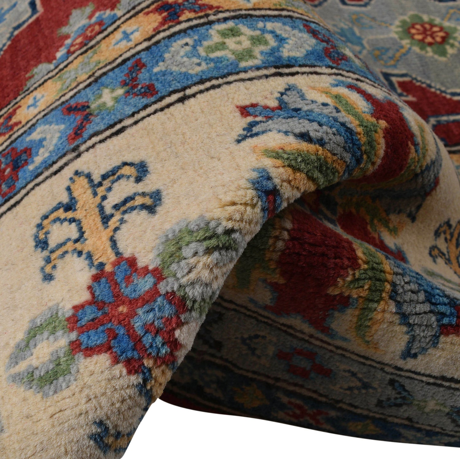 Handmade Kazak Area Rug 8' 3" x 9' 8" ft / 251 x 295 cm - No. G25246