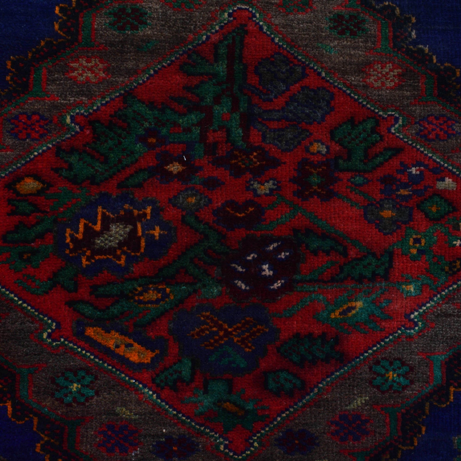 Hand Knotted Baluchi Rug 4' 3" x 6' 7" ft / 129 x 200 cm - No. G25252