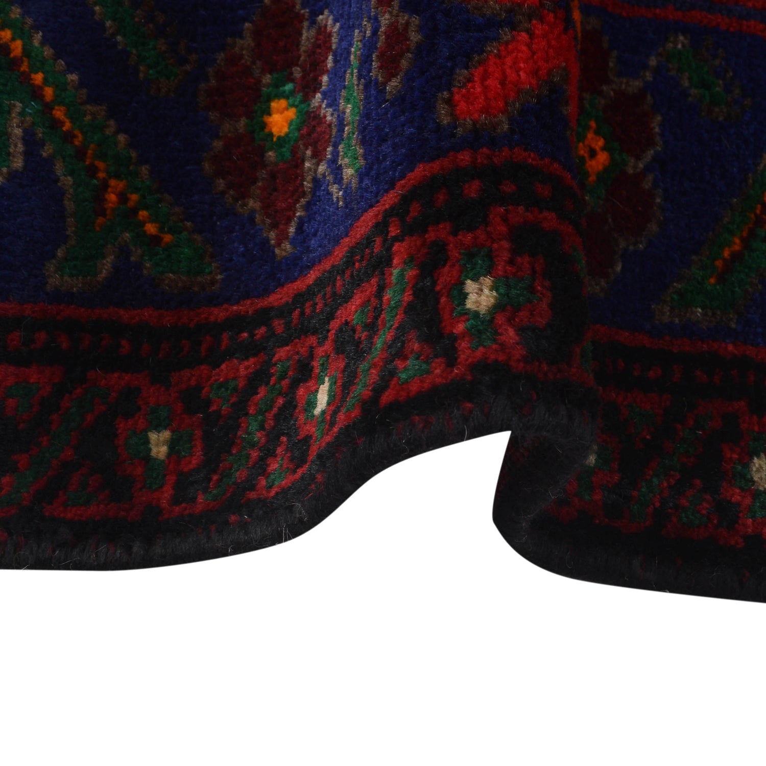 Hand Knotted Baluchi Rug 4' 3" x 6' 7" ft / 129 x 200 cm - No. G25252