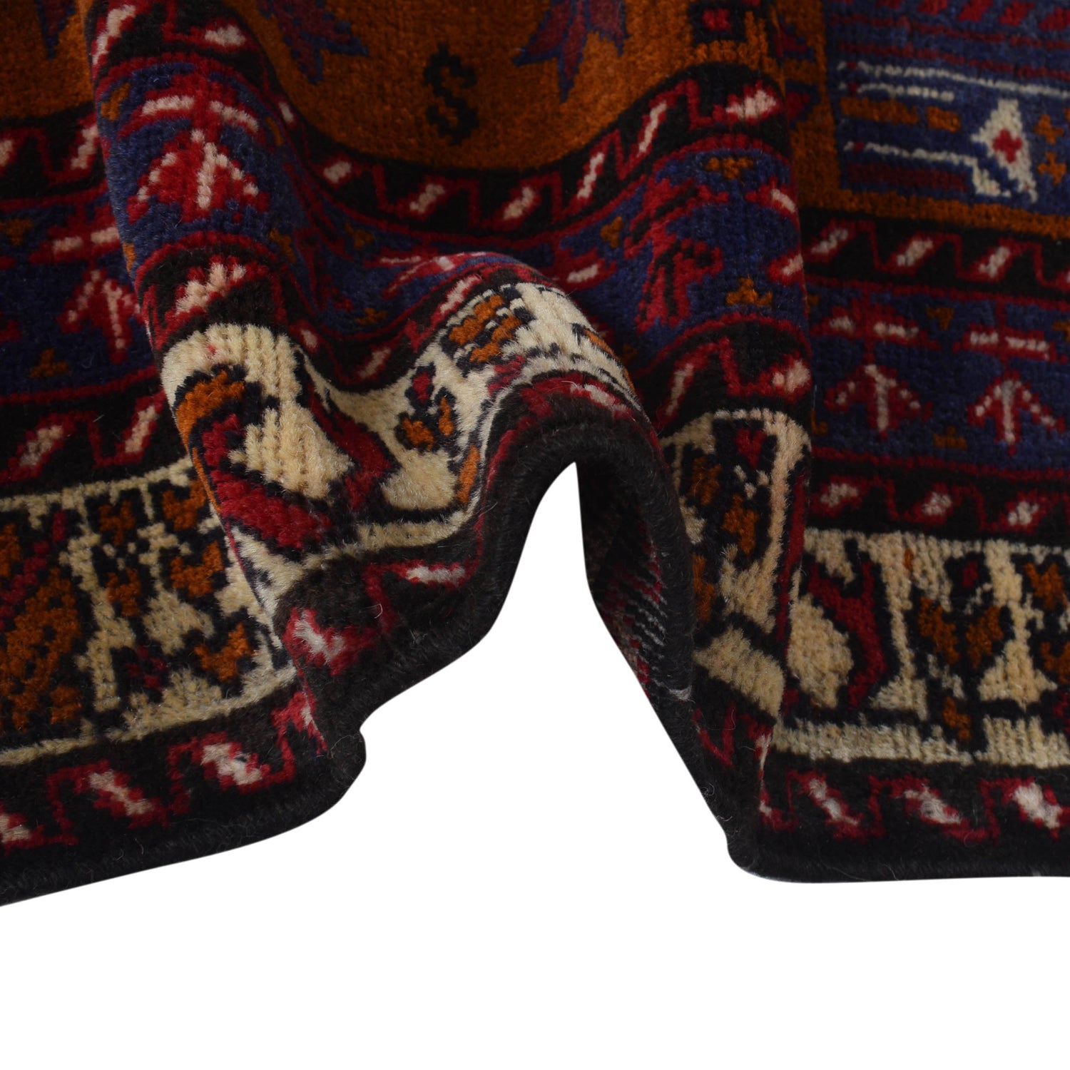 Muslim Prayer Rug 2' 10" x 4' 4" ft / 86 x 132 cm - No. G25255