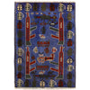 Handmade Afghan War Area Rug 2' 0" x 2' 10" ft / 61 x 86 cm - No. G25262