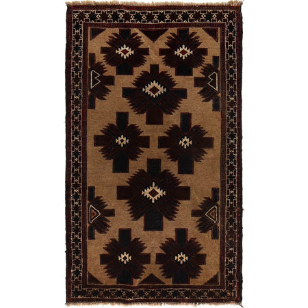 Baluch Small Size Rug 2' 9" x 4' 9" ft / 85 x 144 cm - No. G25270