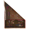 Brown War Rug 2' 0" x 2' 9" ft / 62 x 85 cm - No. G25299