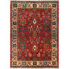 Modern Oushak Area Rug 4' 0" x 5' 10" ft / 123 x 177 cm - No. G25314
