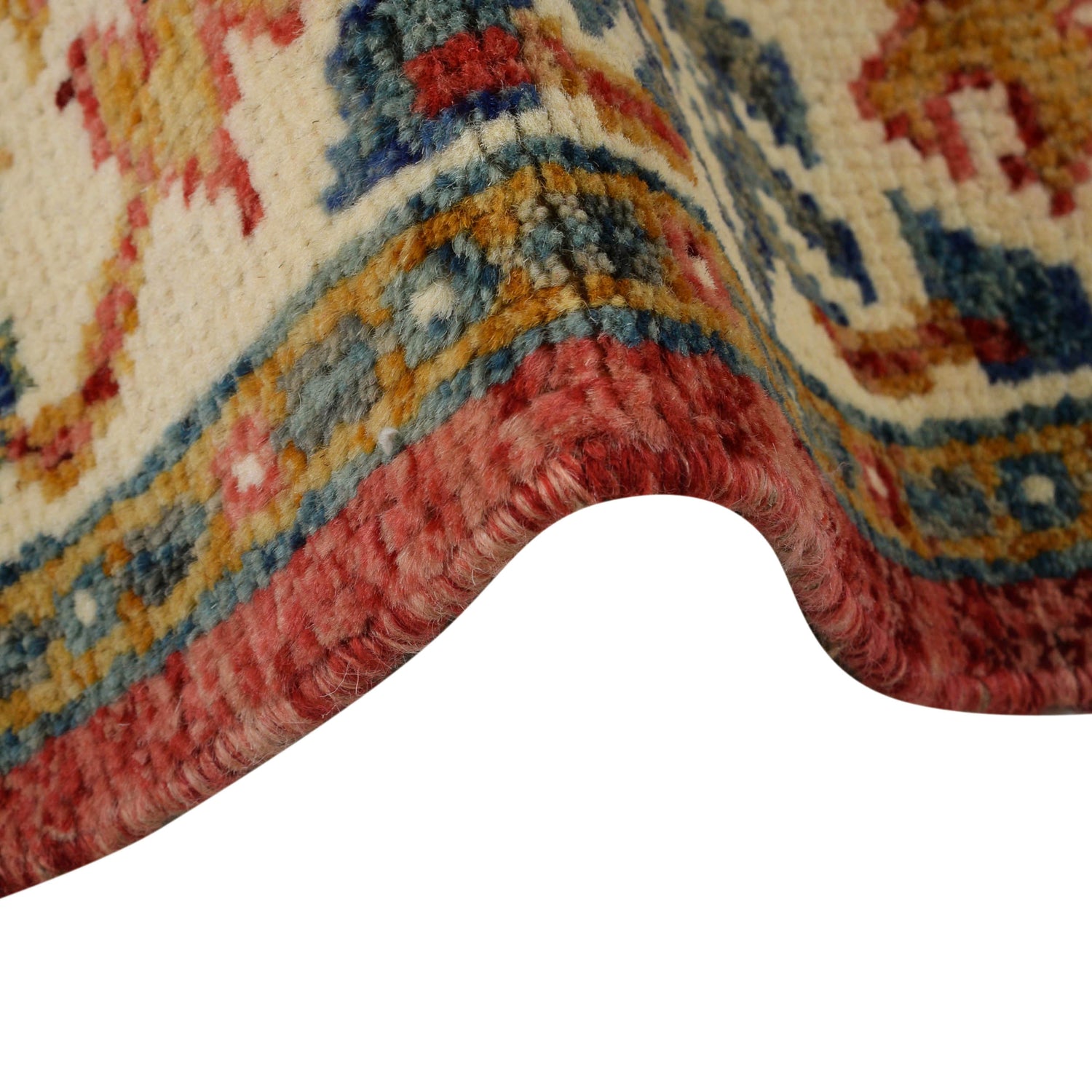 Modern Oushak Area Rug 4' 0" x 5' 10" ft / 123 x 177 cm - No. G25314