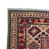 Green Color Kazak Rug 6' 6" x 9' 10" ft / 197 x 300 cm - No. G25353