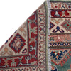 Green Color Kazak Rug 6' 6" x 9' 10" ft / 197 x 300 cm - No. G25353