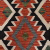 Colorful Flat-Weave Wool Kilim 8' 0" x 9' 8" ft / 243 x 294 cm - No. G25378