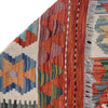 Colorful Flat-Weave Wool Kilim 8' 0" x 9' 8" ft / 243 x 294 cm - No. G25378