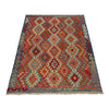 Hand Woven Wool Kelim 4' 3" x 5' 9" ft / 129 x 175 cm - No. G25409