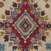 Hand Knotted Kazak Oriental Rug 6' 9" x 10' 5" ft / 207 x 318 cm - No. G25458