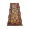 Hand knotted Kazak Runner Rug 2' 0" x 5' 9" ft / 60 x 176 cm - No. G25868