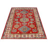 Hand Knotted Kazak Oriental Rug 4' 2" x 6' 6" ft / 127 x 199 cm - No. G25871