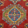 Hand Knotted Kazak Oriental Rug 4' 2" x 6' 6" ft / 127 x 199 cm - No. G25871