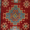 Red Color Kazak Runner Rug 1' 10" x 5' 10" ft / 57 x 179 cm - No. G25874