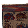 Hand-Knotted Afghan War Carpet 4' 3" x 6' 3" ft / 130 x 190 cm - No. G25882