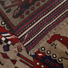 Handmade Afghan War Area Rug 4' 4" x 6' 0" ft / 131 x 182 cm - No. G25884