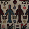 Hand-Knotted Afghan War Carpet 3' 0" x 4' 10" ft / 93 x 148 cm - No. G25890