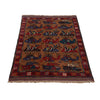 Afghan War Rug – Military Design 3' 2" x 4' 4" ft / 97 x 133 cm - No. G25897