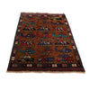 Authentic Afghan War Area Rug 3' 4" x 4' 10" ft / 102 x 147 cm - No. G25901