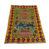 Green War Rug 2' 9" x 4' 6" ft / 85 x 137 cm - No. G25902