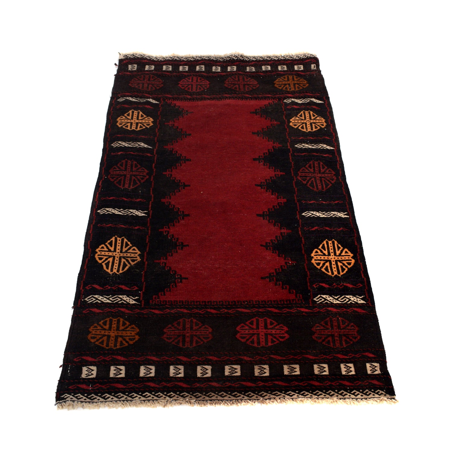 Handmade Table Sheet Kilim Runner 2' 5" x 4' 5" ft / 73 x 135 cm - No. G25905