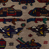 Hand-Knotted Afghan War Carpet 6' 8" x 9' 0" ft / 203 x 274 cm - No. G25907