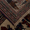 Hand-Knotted Afghan War Carpet 6' 8" x 9' 0" ft / 203 x 274 cm - No. G25907