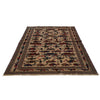 Brown Color War Rug 5' 11" x 9' 8" ft / 195 x 280 cm - No. G25915