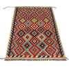 Hand Made Afghan Kilim 3' 3" x 4' 8" ft / 99 x 142 cm - No. G26000