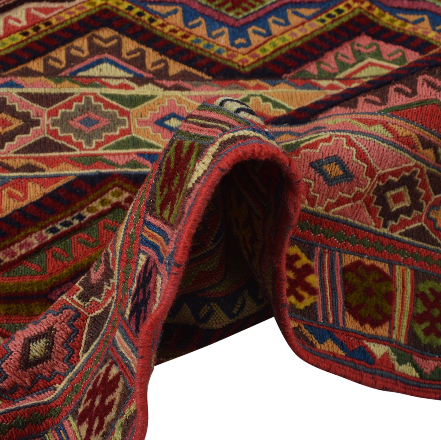 Hand Knotted Luxury Kilim Rug 5' 0" x 5' 12" ft / 153 x 182 cm - No. G26481