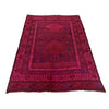 Overdyed Wool Carpet 4' 2" x 6' 2" ft / 127 x 188 cm - No. G26583