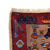 Handmade Afghan War Area Rug 2' 7" x 4' 3" ft / 80 x 129 cm - No. G26585