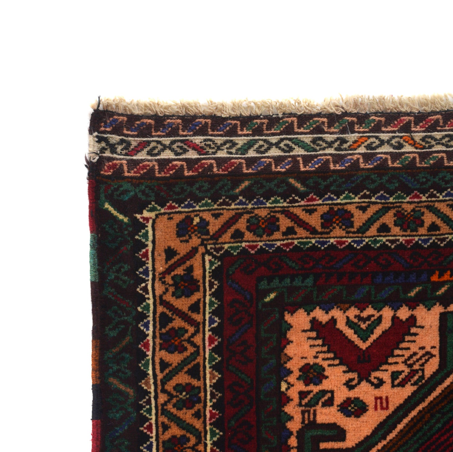 Hand Knotted Baluchi Rug 3' 1" x 4' 11" ft / 95 x 149 cm - No. G26588