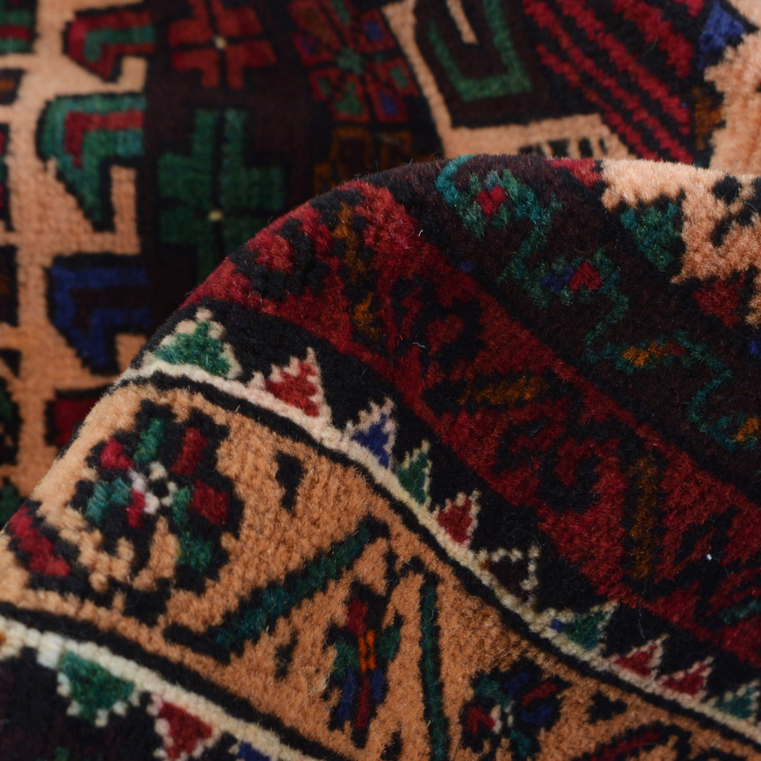 Hand Knotted Baluchi Rug 3' 1" x 4' 11" ft / 95 x 149 cm - No. G26588