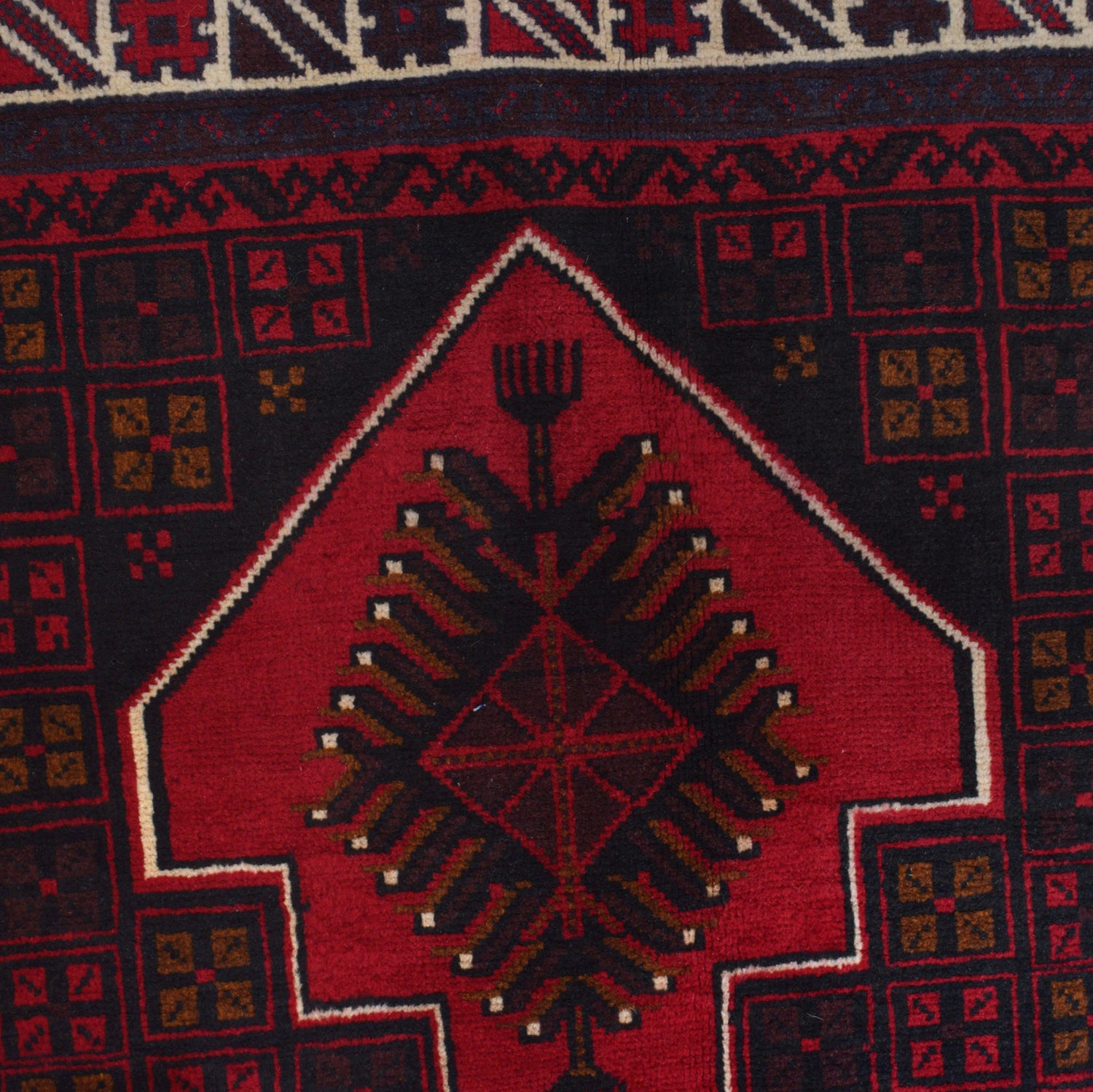 Hand Knotted Baluchi Rug 3' 0" x 4' 10" ft / 92 x 147 cm - No. G26589