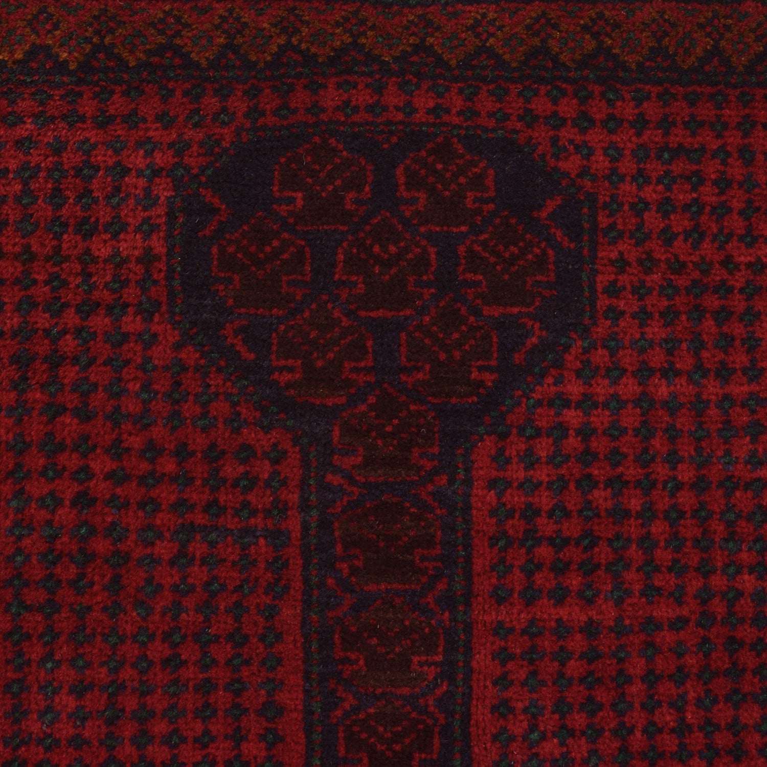 Handmade Prayer Rug 2' 11" x 4' 8" ft / 90 x 142 cm - G26640