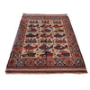 Brown Color War Rug 4' 4" x 5' 11" ft / 132 x 180 cm - No. G26773