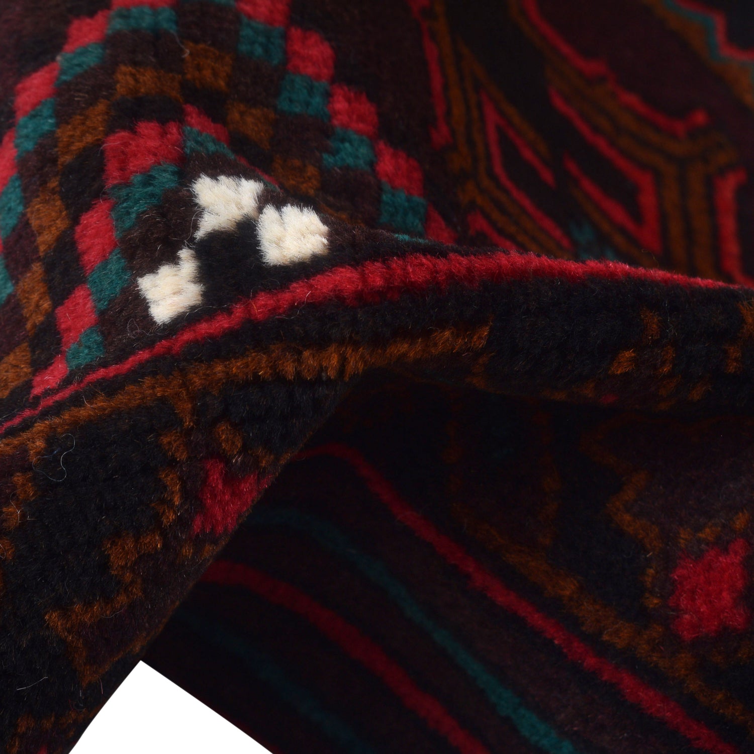 Traditional Baloch Carpet 3' 1" x 4' 8" ft / 94 x 143 cm - No. G27049