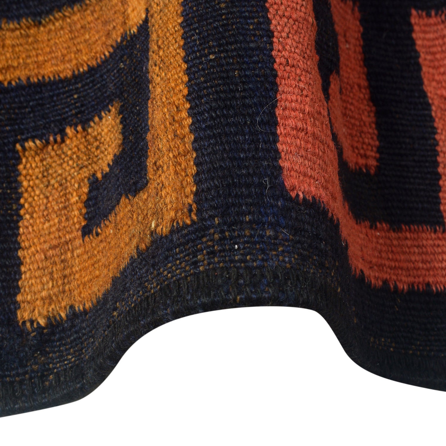 Red Afghan Kilim 5' 9" x 8' 4" ft / 175 x 255 cm - No. G27062