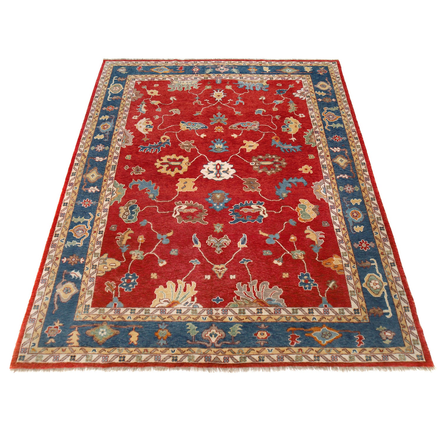 Turkish Design Oushak Rug 9' 2" x 11' 7" ft / 280 x 353 cm - No. G27065