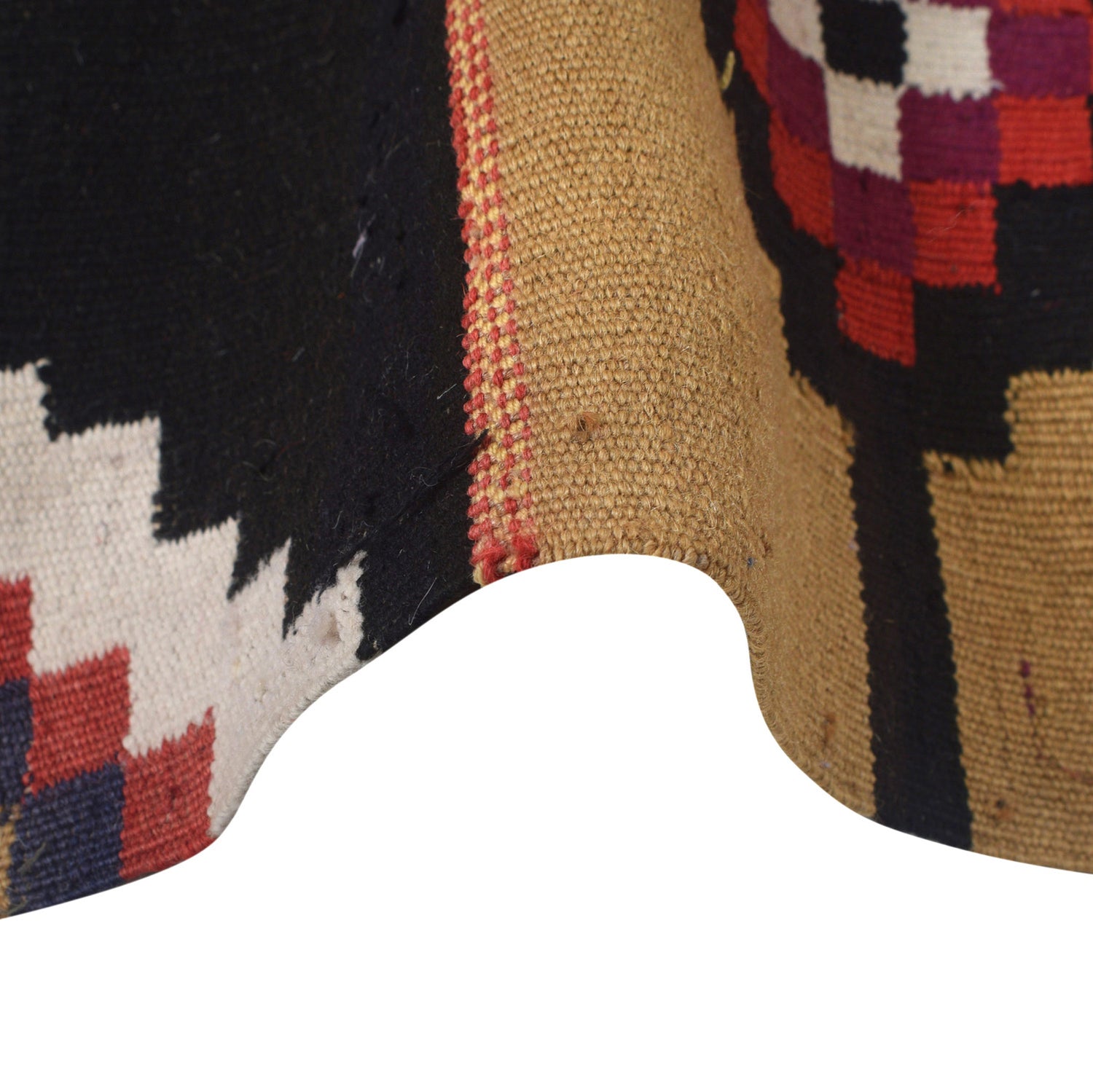 Afghan Maimana Kilim 4' 3" x 6' 8" ft / 129 x 202 cm - No. G27066