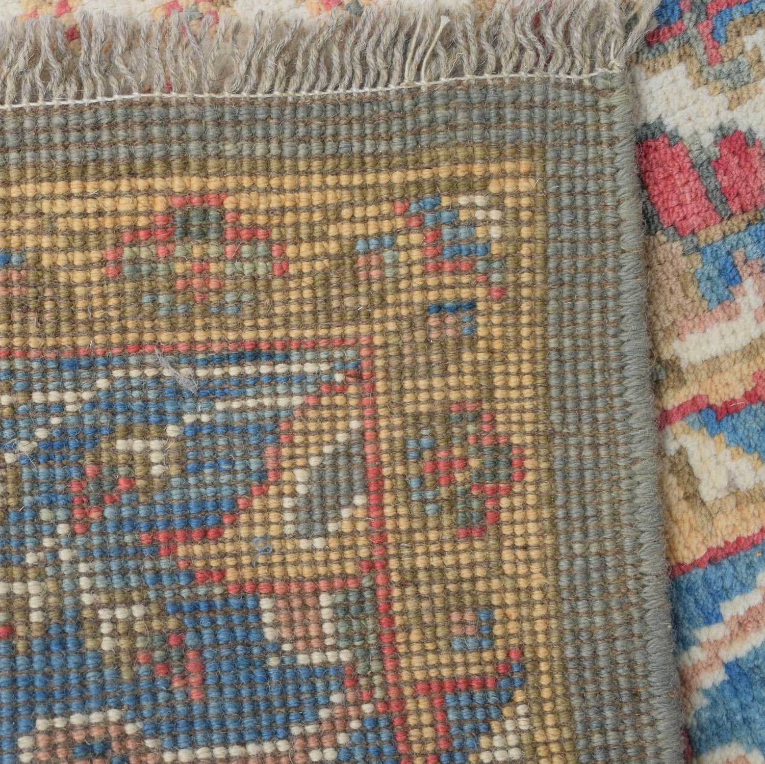 Hand Knotted Persian Heriz Area Rug 6' 7" x 9' 7" ft / 202 x 290 cm - No. G27069