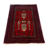 Red Baluchi Rug 2' 11" x 4' 7" ft / 90 x 140 cm - No. G27073