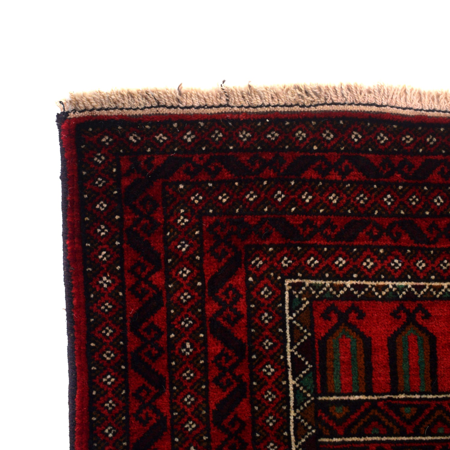 Red Baluchi Rug 2' 11" x 4' 7" ft / 90 x 140 cm - No. G27073