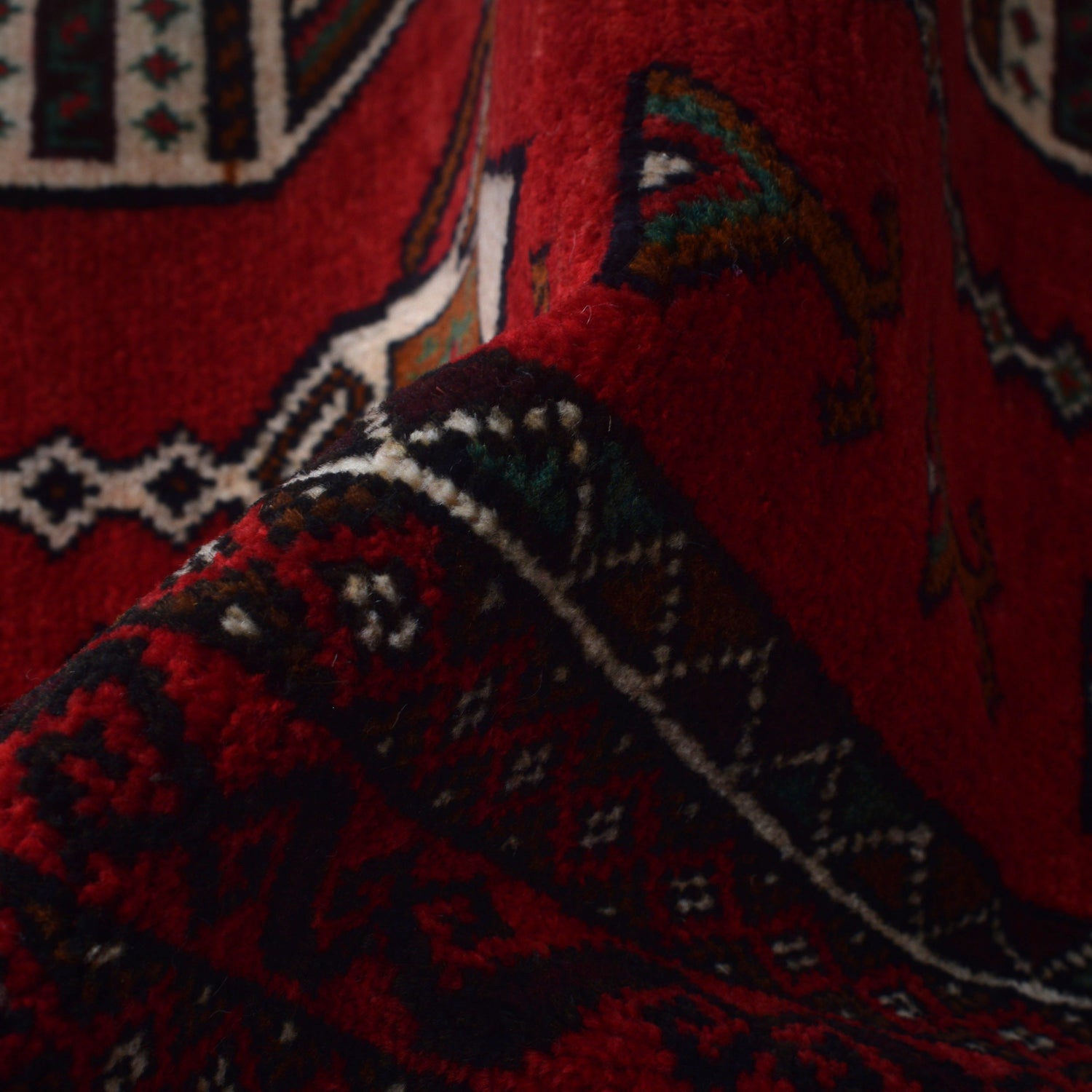 Red Baluchi Rug 2' 11" x 4' 7" ft / 90 x 140 cm - No. G27073