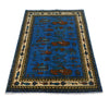 Authentic Afghan War Area Rug 3' 4" x 4' 10" ft / 102 x 147 cm - No. G27081