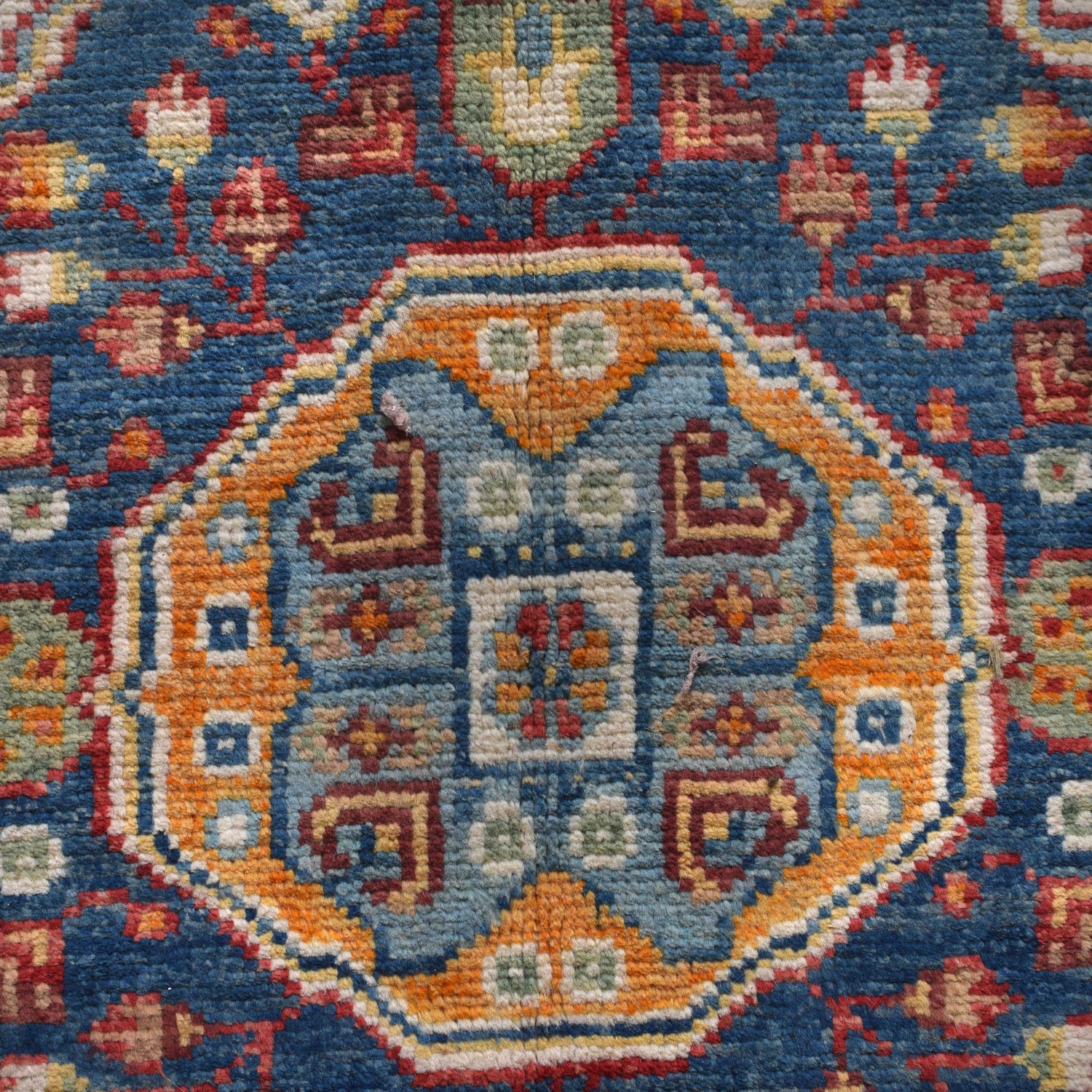 Handmade Afghan Carpet 5' 7" x 7' 8" ft / 170 x 233 cm - No. G27092