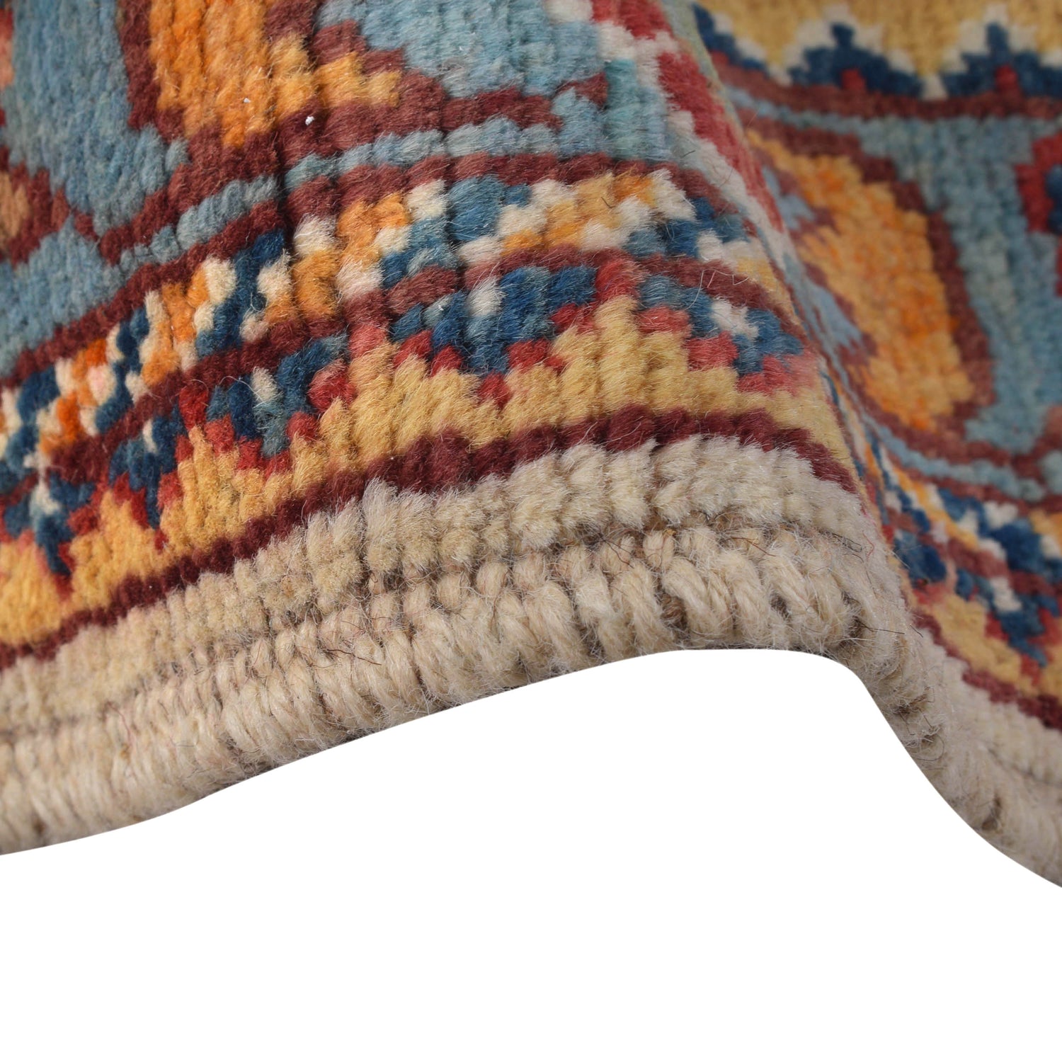 Handmade Afghan Carpet 5' 7" x 7' 8" ft / 170 x 233 cm - No. G27092